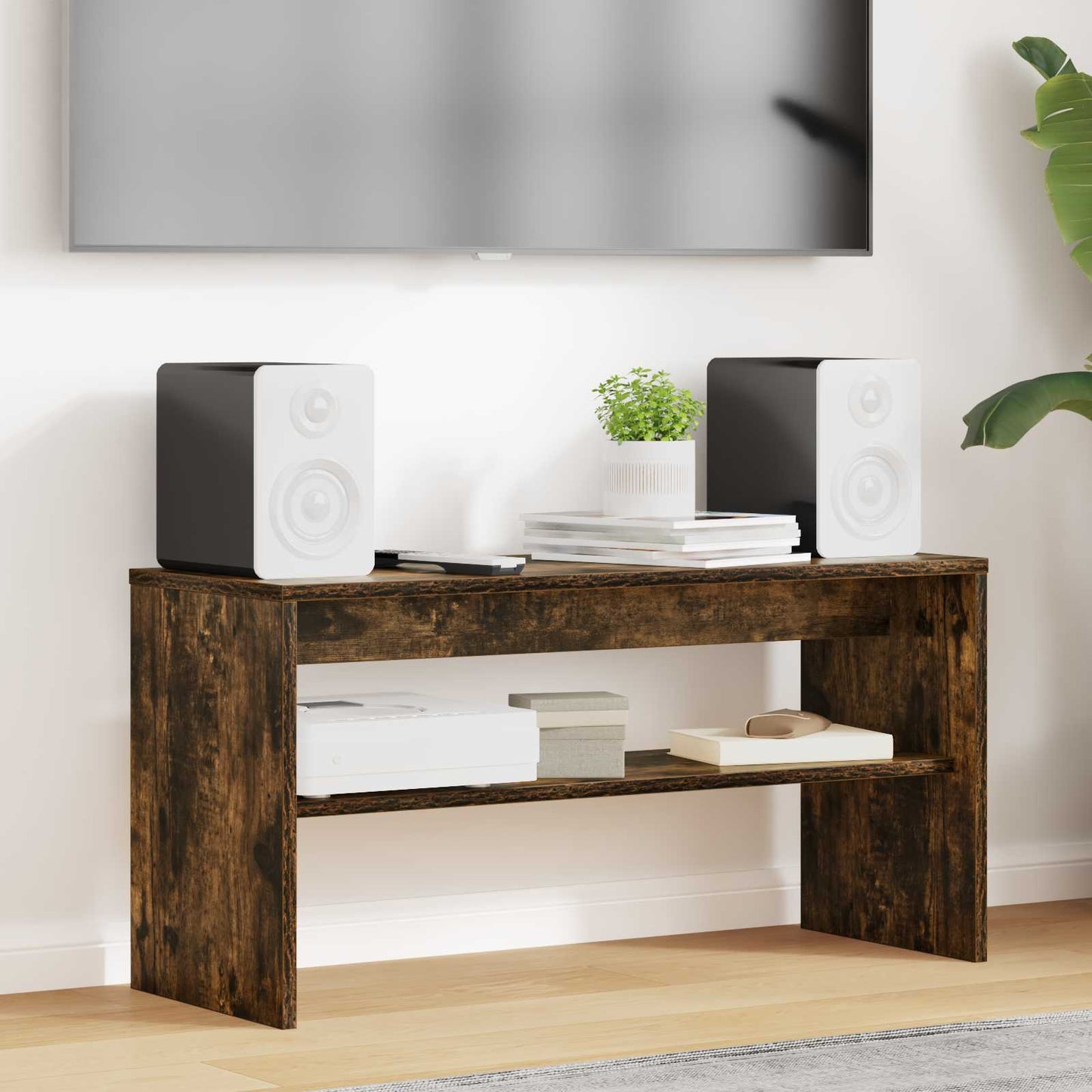 vidaXL TV-Schränk Geräucherte Eiche 80 x 30 x 40 cm Holzwerkstoff