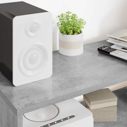 vidaXL TV-Schränk Beton Grau 100 x 30 x 40 cm Holzwerkstoff