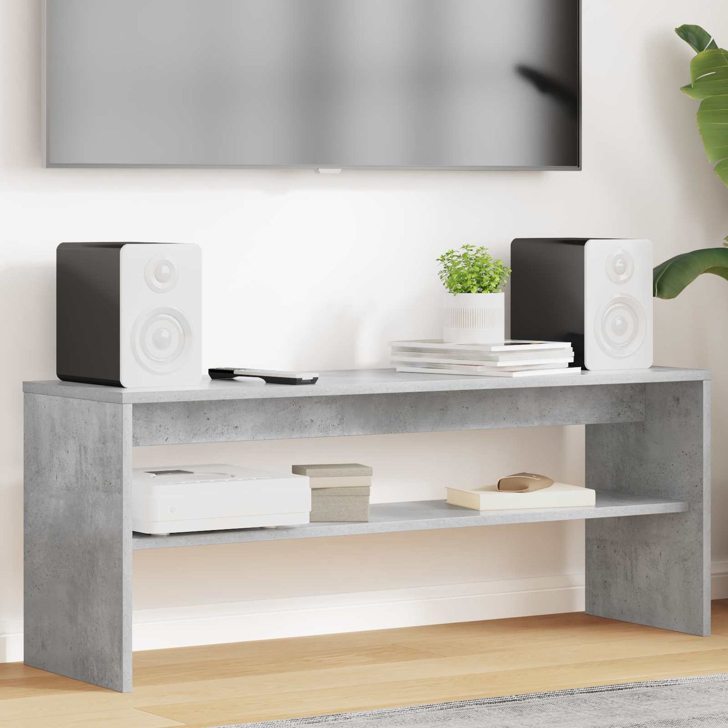 vidaXL TV-Schränk Beton Grau 100 x 30 x 40 cm Holzwerkstoff