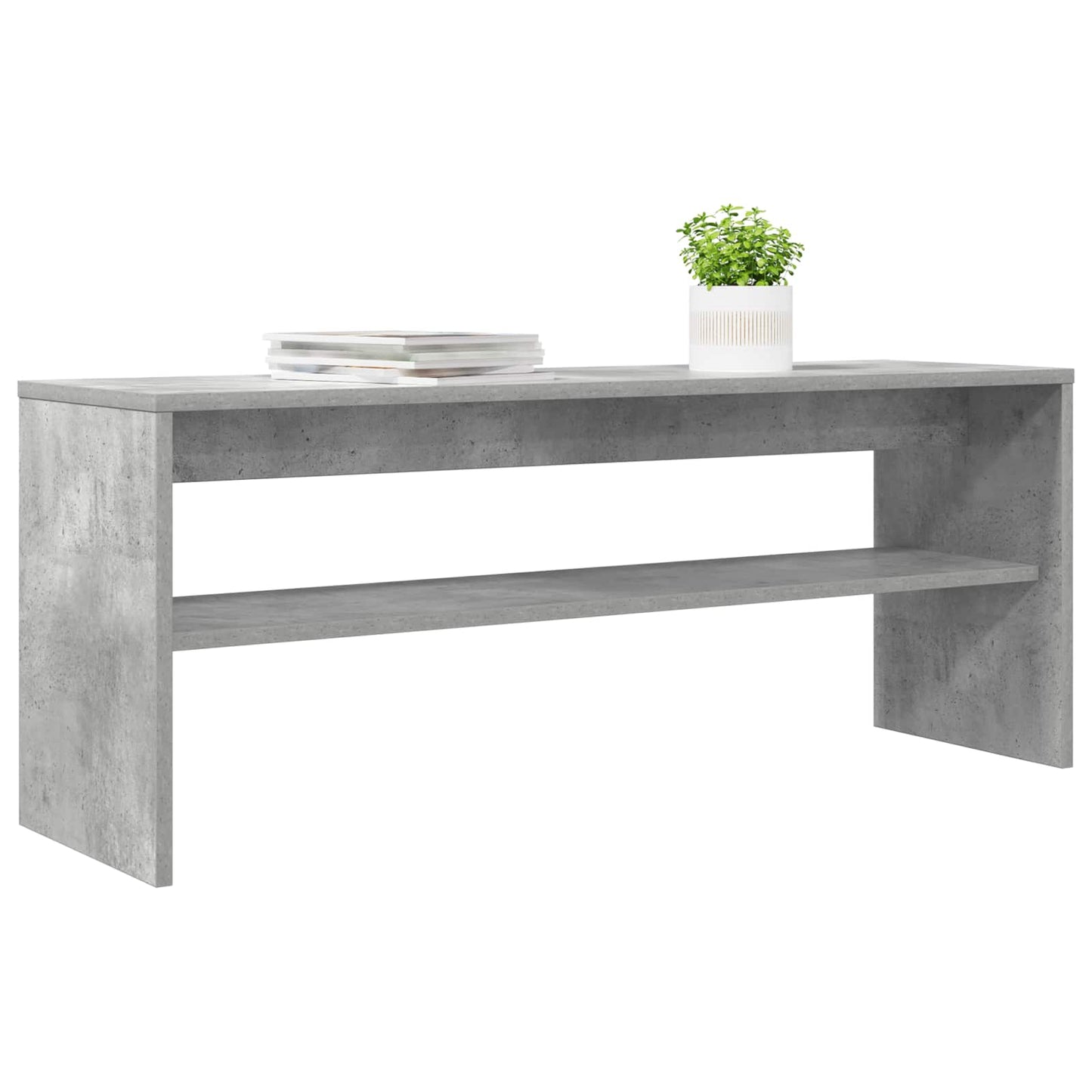 vidaXL TV-Schränk Beton Grau 100 x 30 x 40 cm Holzwerkstoff