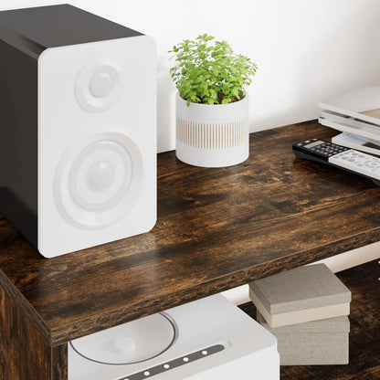 TV-Schränk Geräucherte Eiche 100 x 30 x 40 cm Holzwerkstoff