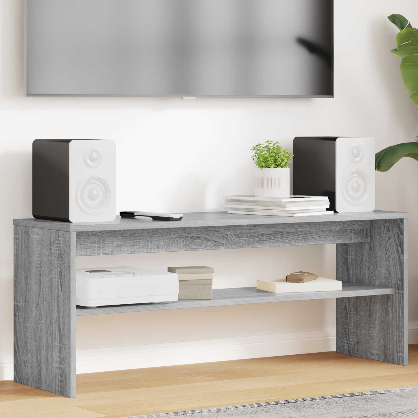 vidaXL TV-Schränk Graues Sonoma 100 x 30 x 40 cm Holzwerkstoff