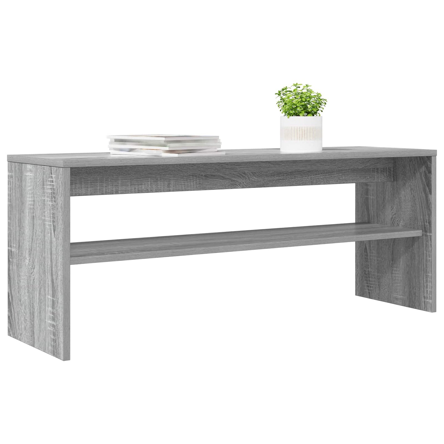 vidaXL TV-Schränk Graues Sonoma 100 x 30 x 40 cm Holzwerkstoff