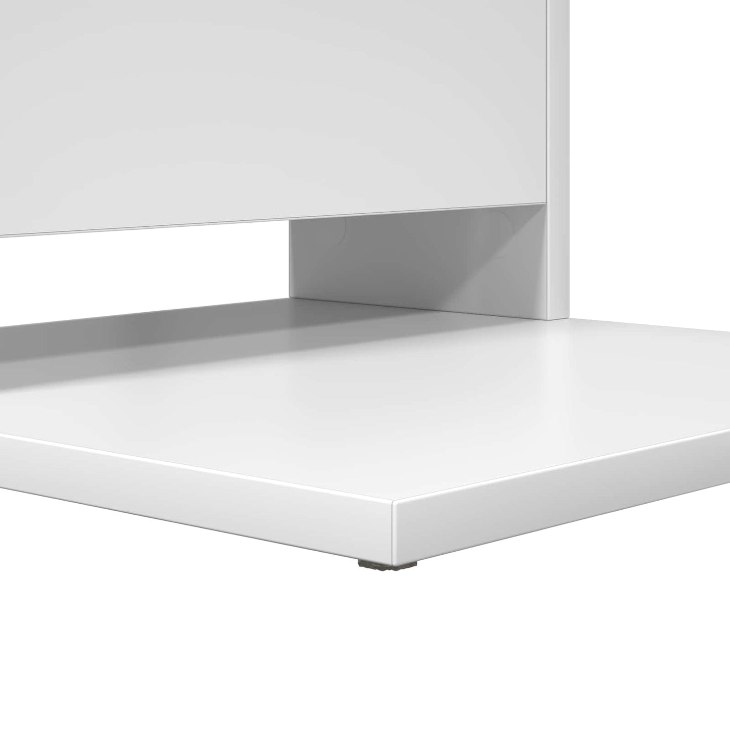 vidaXL Beistelltisch Weiß 40 x 35 x 60,5 cm Holzwerkstoff