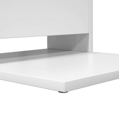 vidaXL Beistelltisch Weiß 40 x 35 x 60,5 cm Holzwerkstoff