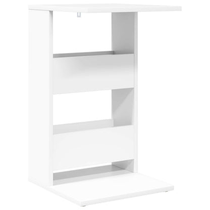 vidaXL Beistelltisch Weiß 40 x 35 x 60,5 cm Holzwerkstoff