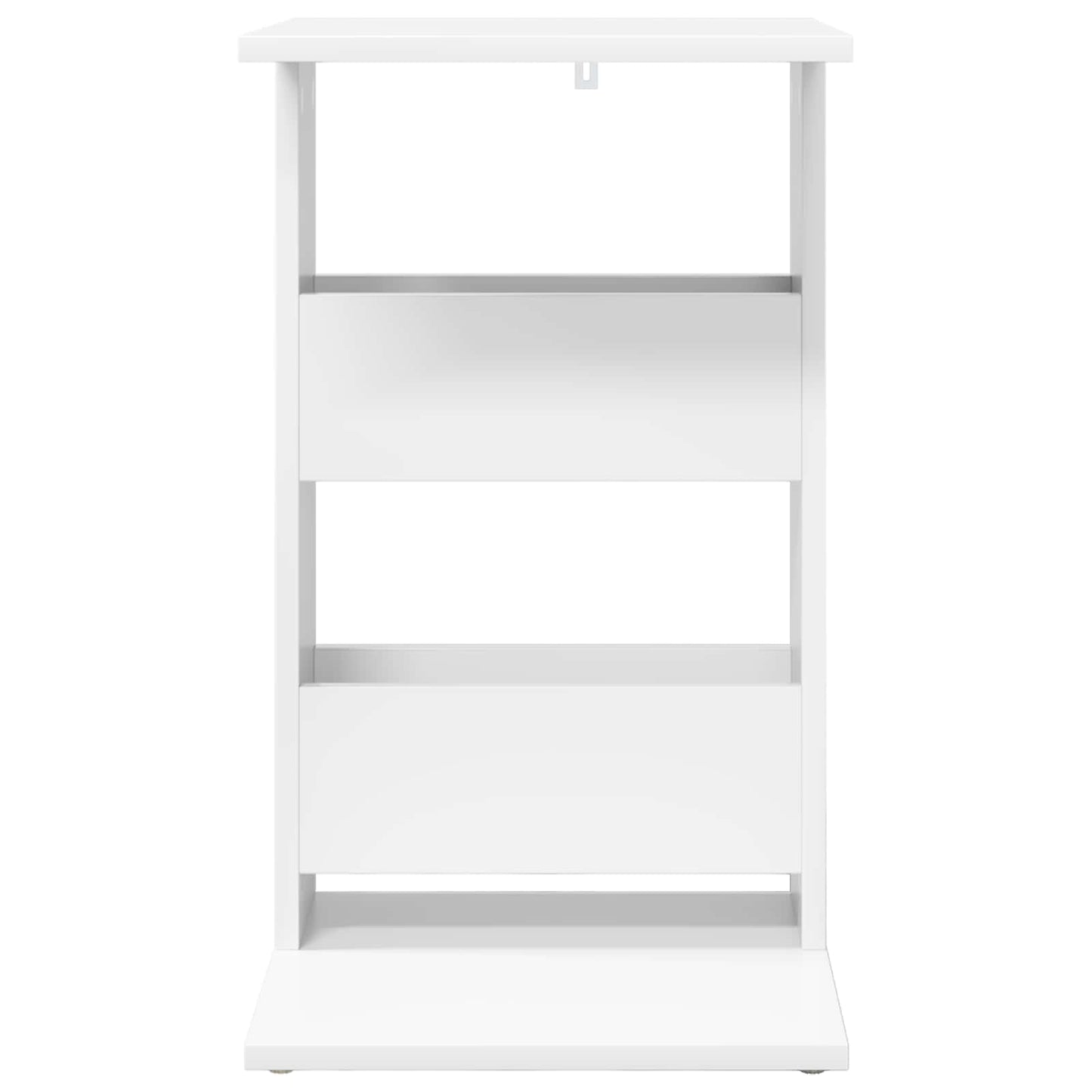 vidaXL Beistelltisch Weiß 40 x 35 x 60,5 cm Holzwerkstoff