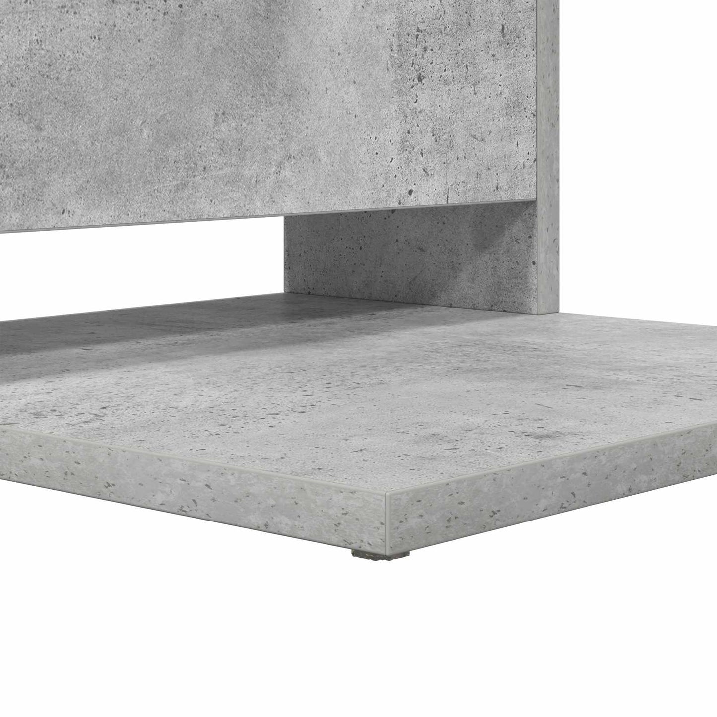 Beistelltisch Beton Grau 40 x 35 x 60,5 cm Holzwerkstoff