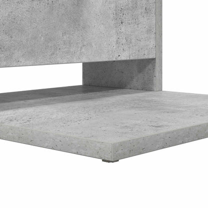 Beistelltisch Beton Grau 40 x 35 x 60,5 cm Holzwerkstoff