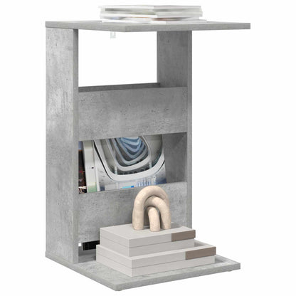 Beistelltisch Beton Grau 40 x 35 x 60,5 cm Holzwerkstoff