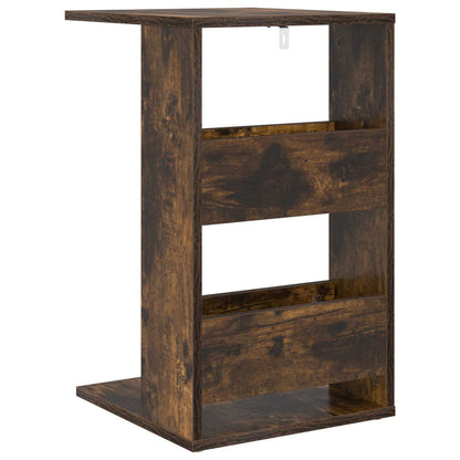 vidaXL Beistelltisch Geräucherte Eiche 40 x 35 x 60,5 cm Holzwerkstoff