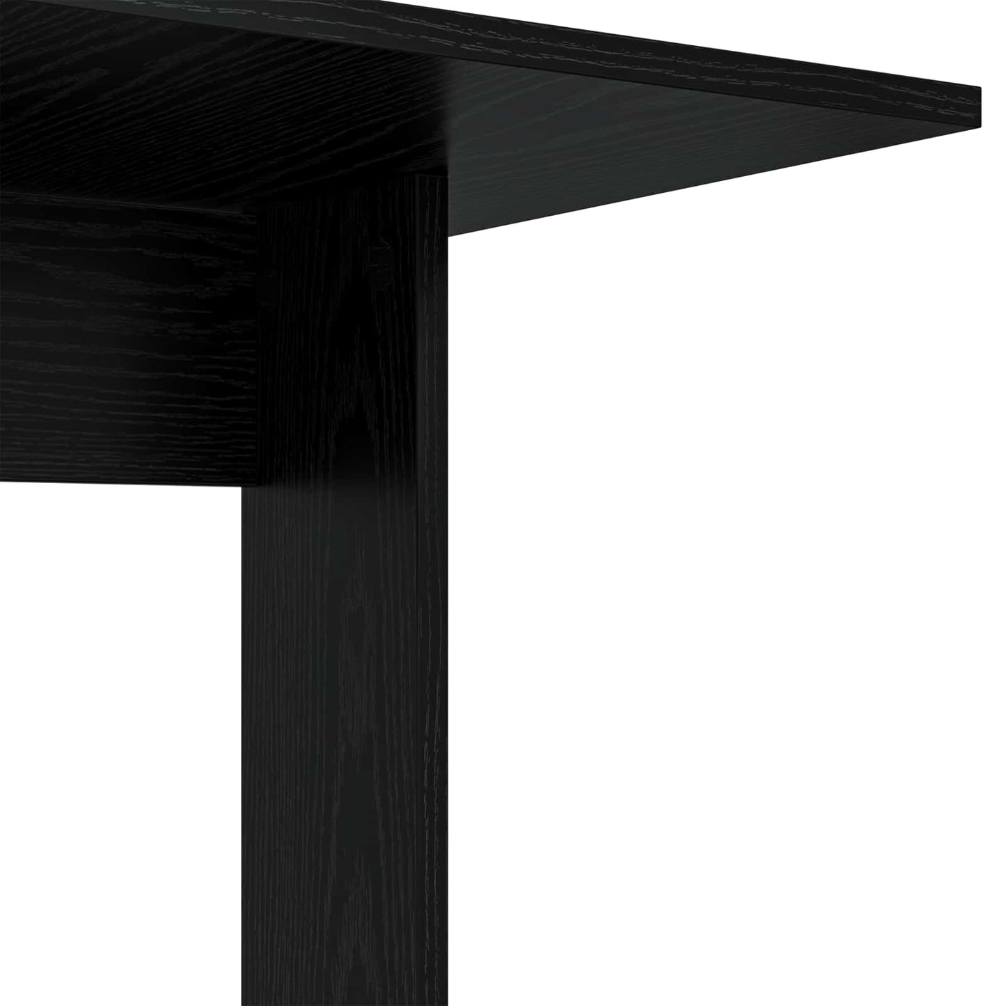 vidaXL Beistelltisch Schwarz Eichen-Optik 45 x 40 x 62,5 cm