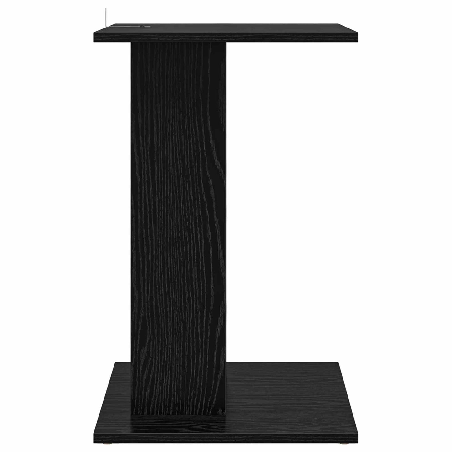 vidaXL Beistelltisch Schwarz Eichen-Optik 45 x 40 x 62,5 cm