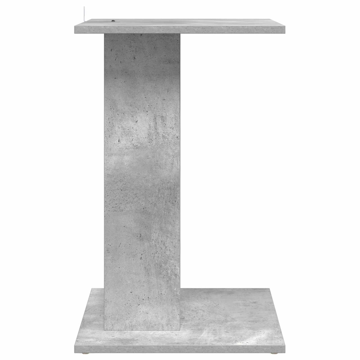 vidaXL Beistelltisch Beton Grau 45 x 40 x 62,5 cm Holzwerkstoff