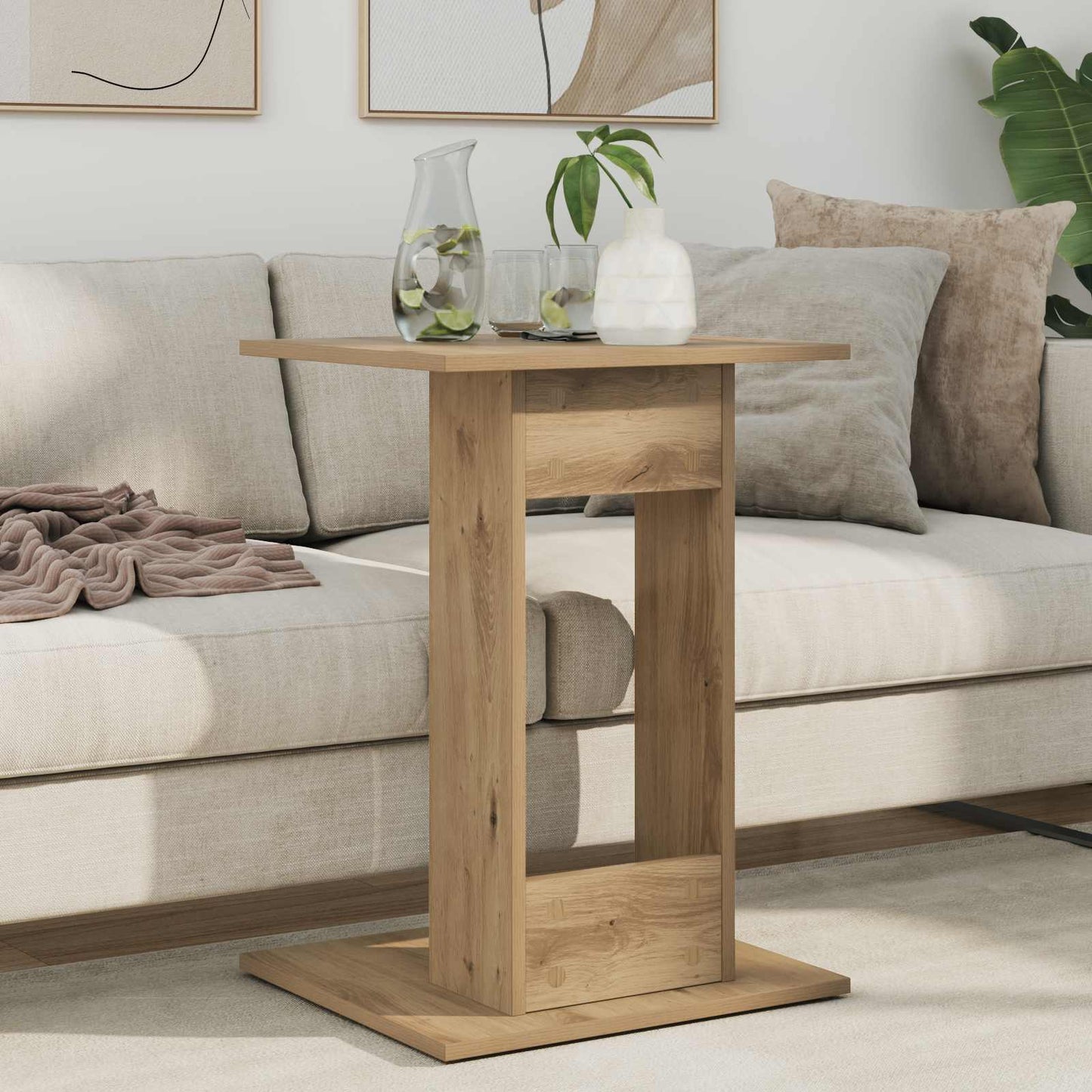 vidaXL Beistelltisch Artisan-Eiche 45 x 40 x 62,5 cm Holzwerkstoff