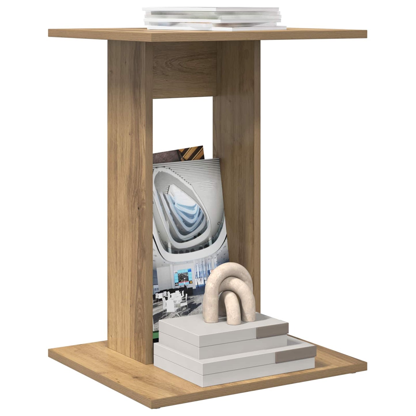 vidaXL Beistelltisch Artisan-Eiche 45 x 40 x 62,5 cm Holzwerkstoff