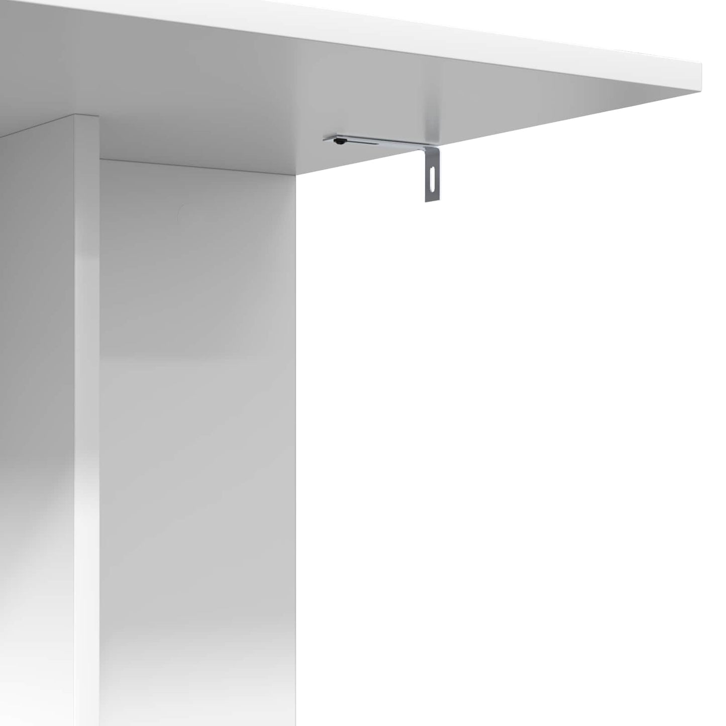 Beistelltisch Weiß 45 x 40 x 62,5 cm Holzwerkstoff