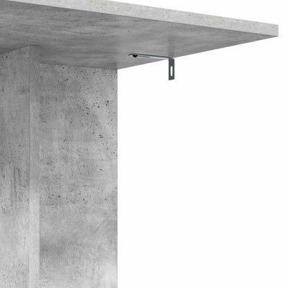 Beistelltisch Beton Grau 45 x 40 x 62,5 cm Holzwerkstoff