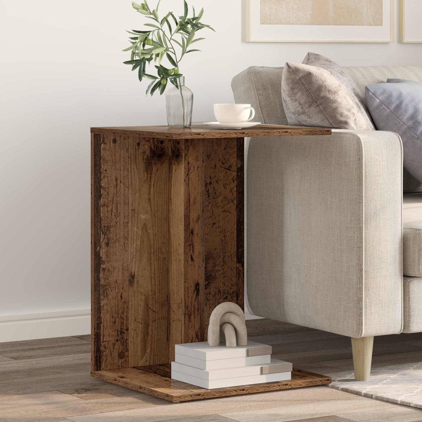 vidaXL Beistelltisch Altholz 45 x 40 x 62,5 cm Holzwerkstoff