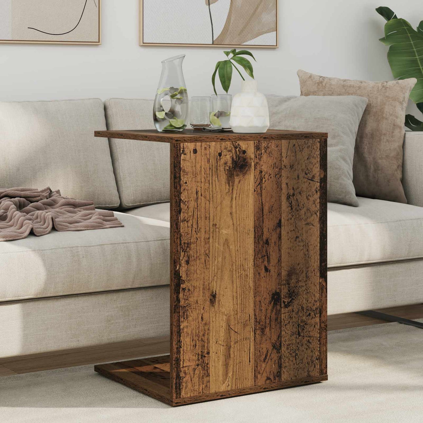vidaXL Beistelltisch Altholz 45 x 40 x 62,5 cm Holzwerkstoff