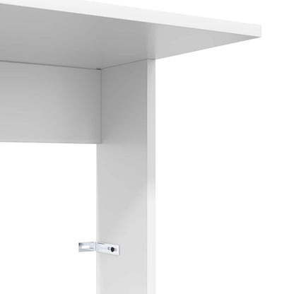 vidaXL Beistelltisch Weiß 40 x 38 x 62,5 cm Holzwerkstoff
