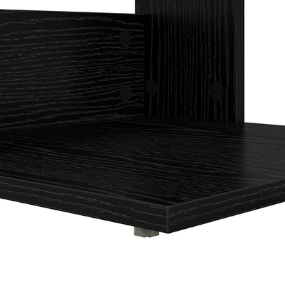 vidaXL Beistelltisch Schwarz Eichen-Optik 40 x 38 x 62,5 cm
