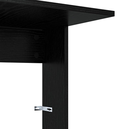 vidaXL Beistelltisch Schwarz Eichen-Optik 40 x 38 x 62,5 cm