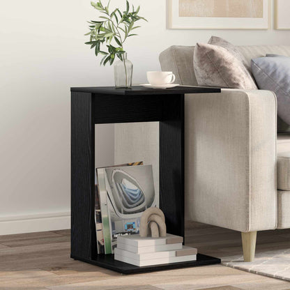 vidaXL Beistelltisch Schwarz Eichen-Optik 40 x 38 x 62,5 cm