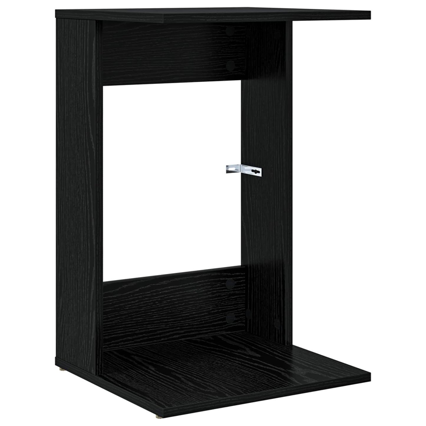 vidaXL Beistelltisch Schwarz Eichen-Optik 40 x 38 x 62,5 cm