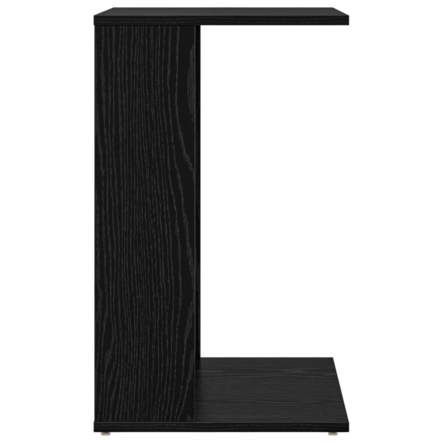 vidaXL Beistelltisch Schwarz Eichen-Optik 40 x 38 x 62,5 cm
