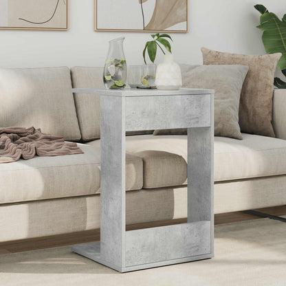 vidaXL Beistelltisch Beton Grau 40 x 38 x 62,5 cm Holzwerkstoff