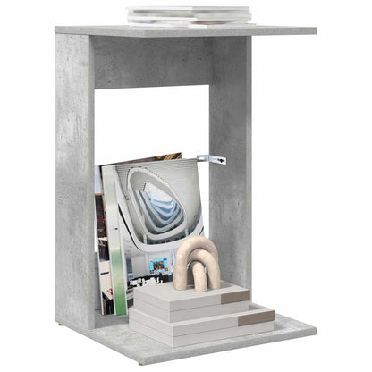 vidaXL Beistelltisch Beton Grau 40 x 38 x 62,5 cm Holzwerkstoff