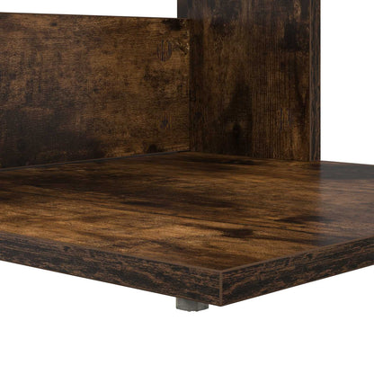 vidaXL Beistelltisch Geräucherte Eiche 40 x 38 x 62,5 cm Holzwerkstoff