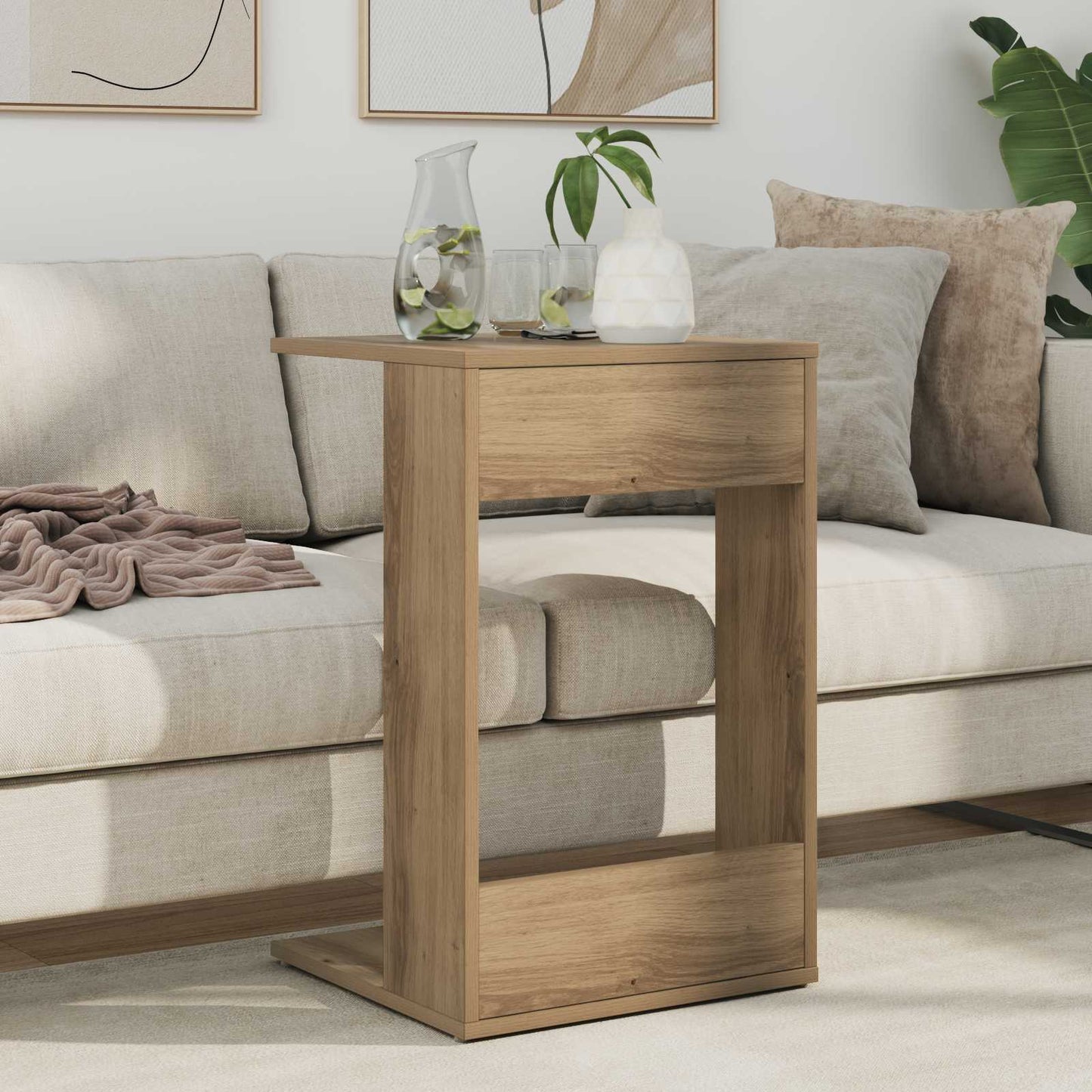 vidaXL Beistelltisch Artisan-Eiche 40 x 38 x 62,5 cm Holzwerkstoff
