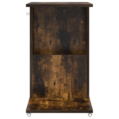 vidaXL Table d'appoint Chêne fumé 40 x 35 x 60 cm Bois d'ingénierie