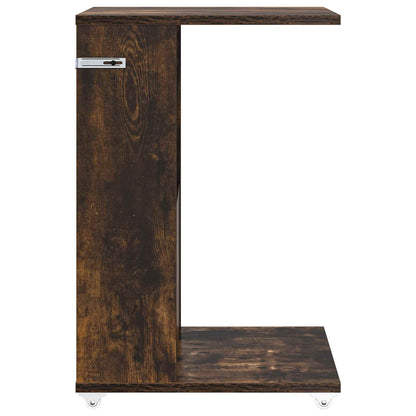 vidaXL Table d'appoint Chêne fumé 40 x 35 x 60 cm Bois d'ingénierie