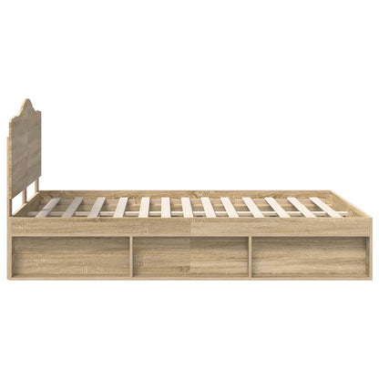 Bettrahmen Sonoma 160 x 200 cm Massives Kiefernholz