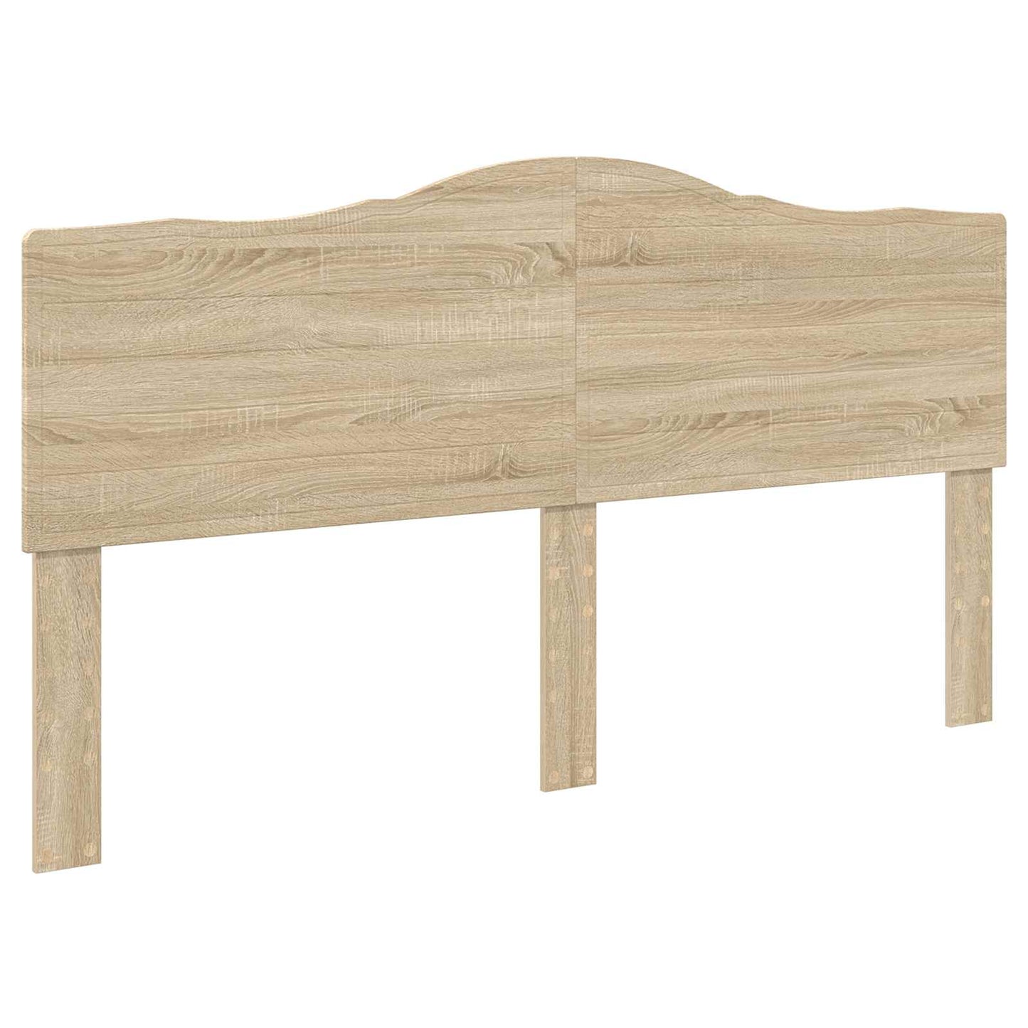 vidaXL Bettrahmen Sonoma-Eiche 200 x 200 cm Ingenieurs Holz