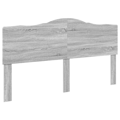 vidaXL Bettrahmen Graues Sonoma 180 x 200 cm Ingenieurs Holz