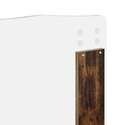vidaXL Bettrahmen Geräucherte Eiche 160 x 200 cm Ingenieurs Holz