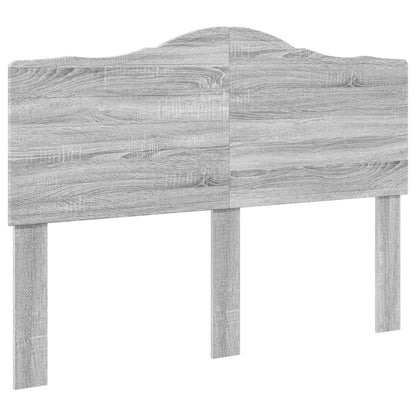 vidaXL Bettrahmen Graues Sonoma 150 x 200 cm Ingenieurs Holz