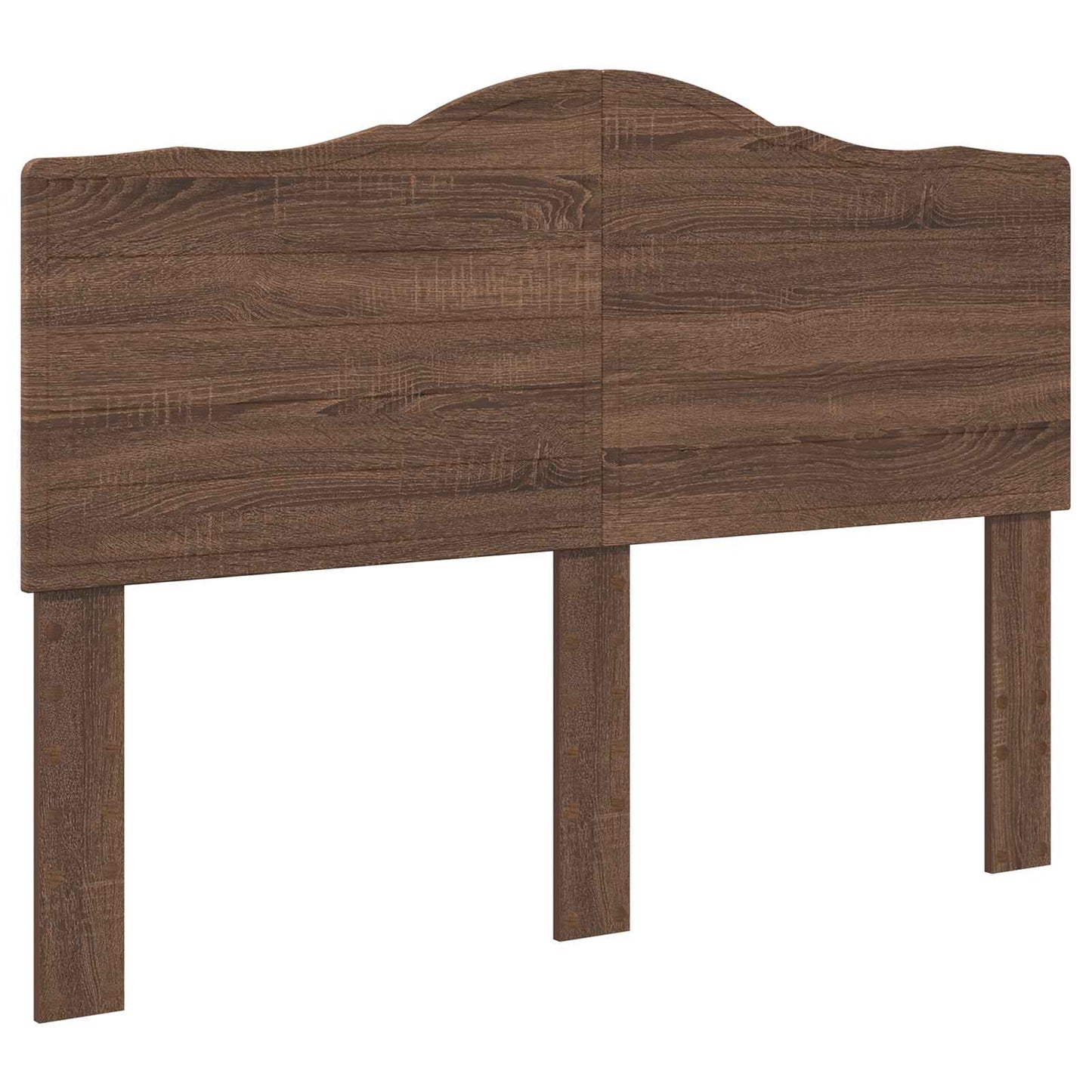 vidaXL Bettrahmen Braun Eichen-Optik 140 x 200 cm Ingenieurs Holz