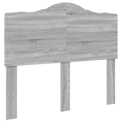 vidaXL Bettrahmen Graues Sonoma 120 x 190 cm Ingenieurs Holz