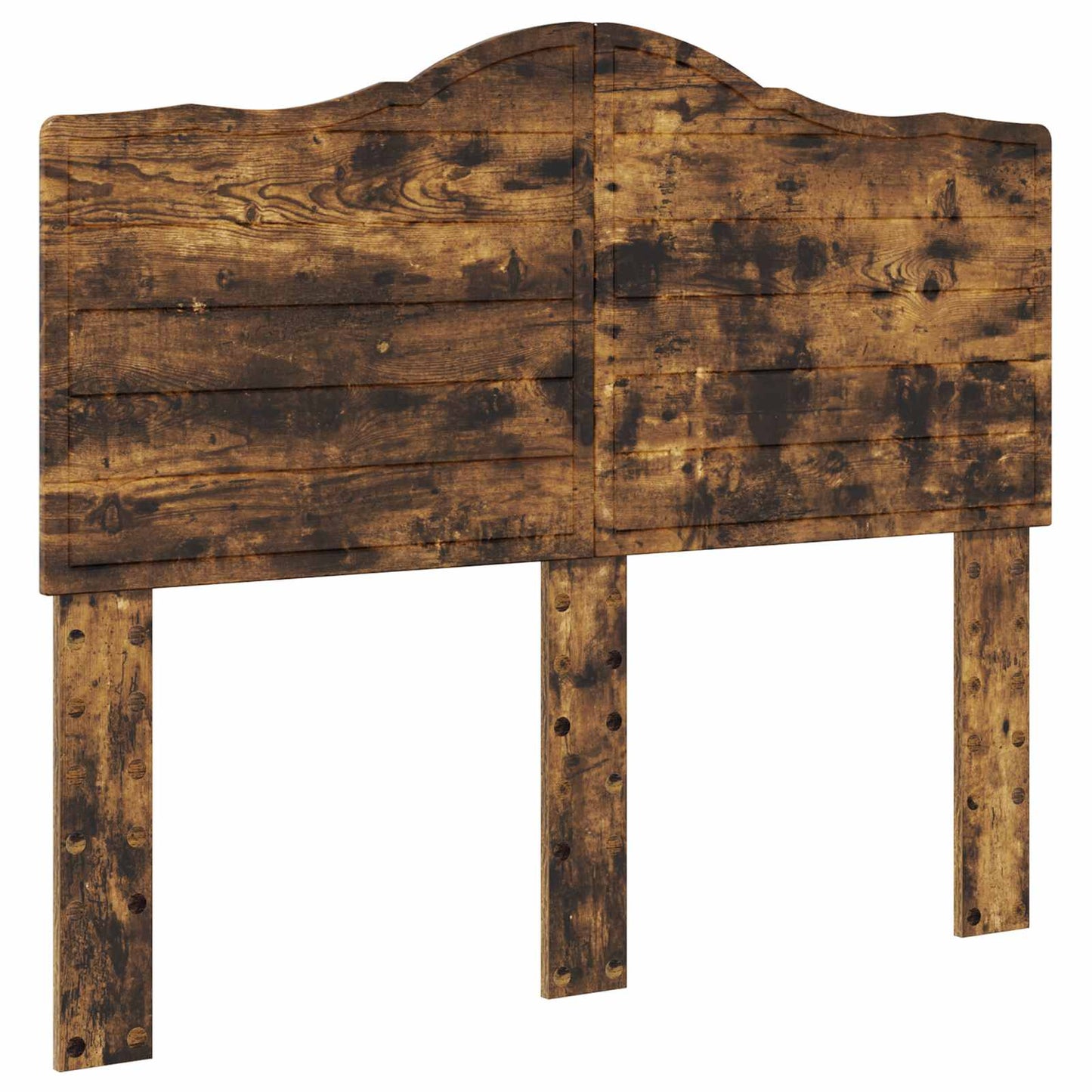 vidaXL Bettrahmen Geräucherte Eiche 120 x 200 cm Ingenieurs Holz