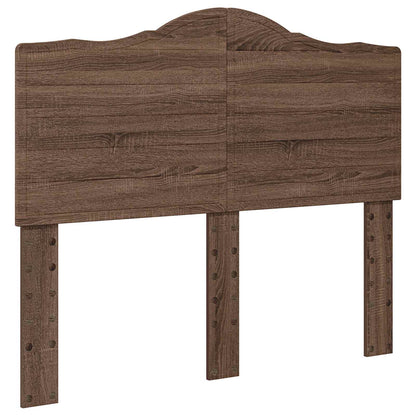 vidaXL Bettrahmen Braun Eichen-Optik 120 x 200 cm Ingenieurs Holz