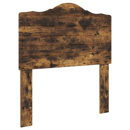 vidaXL Bettrahmen Geräucherte Eiche 98,5 x 200 cm Ingenieurs Holz