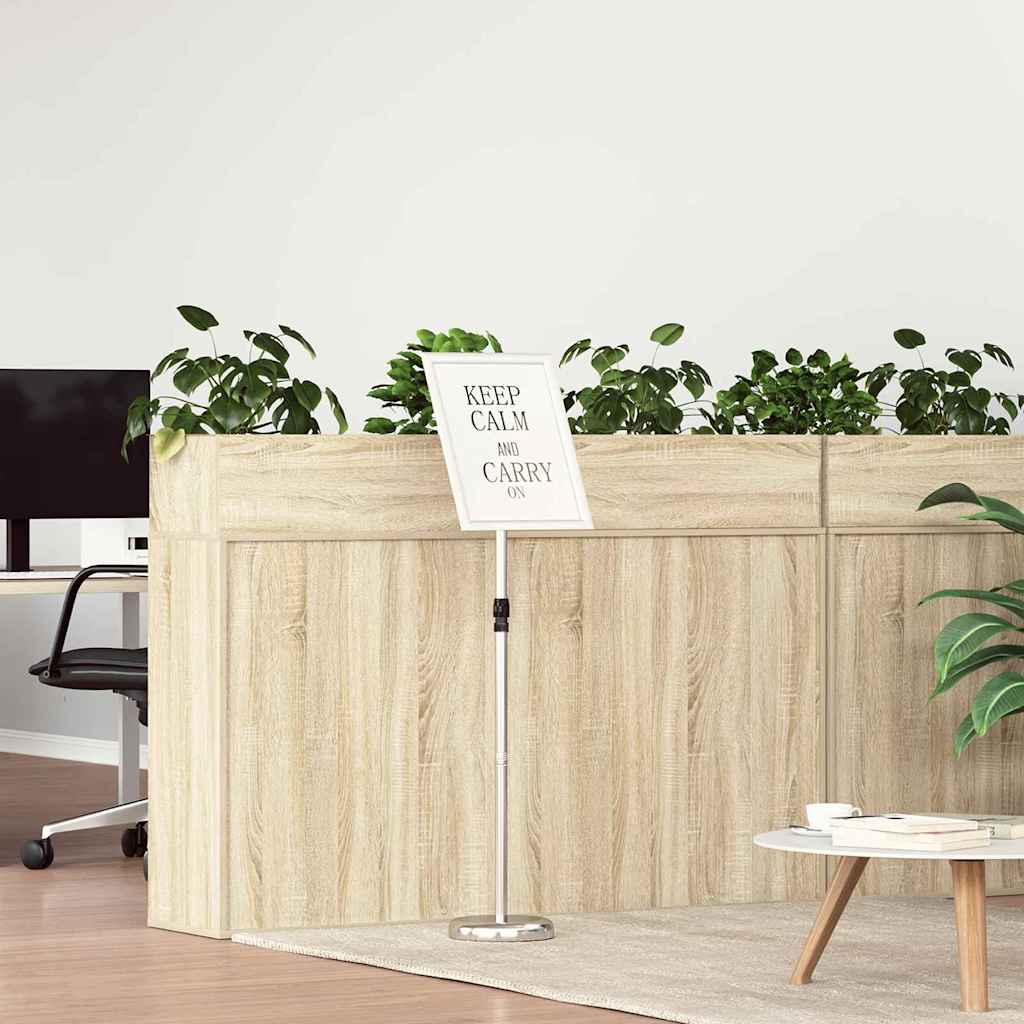 Messestände Silber 25 x 25 x 125 cm Aluminium