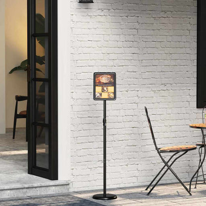 Messestände Schwarz 25 x 25 x 125 cm Aluminium