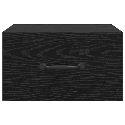 Nachttisch Schwarz Eichen-Optik 35 x 35 x 20 cm Holzwerkstoff