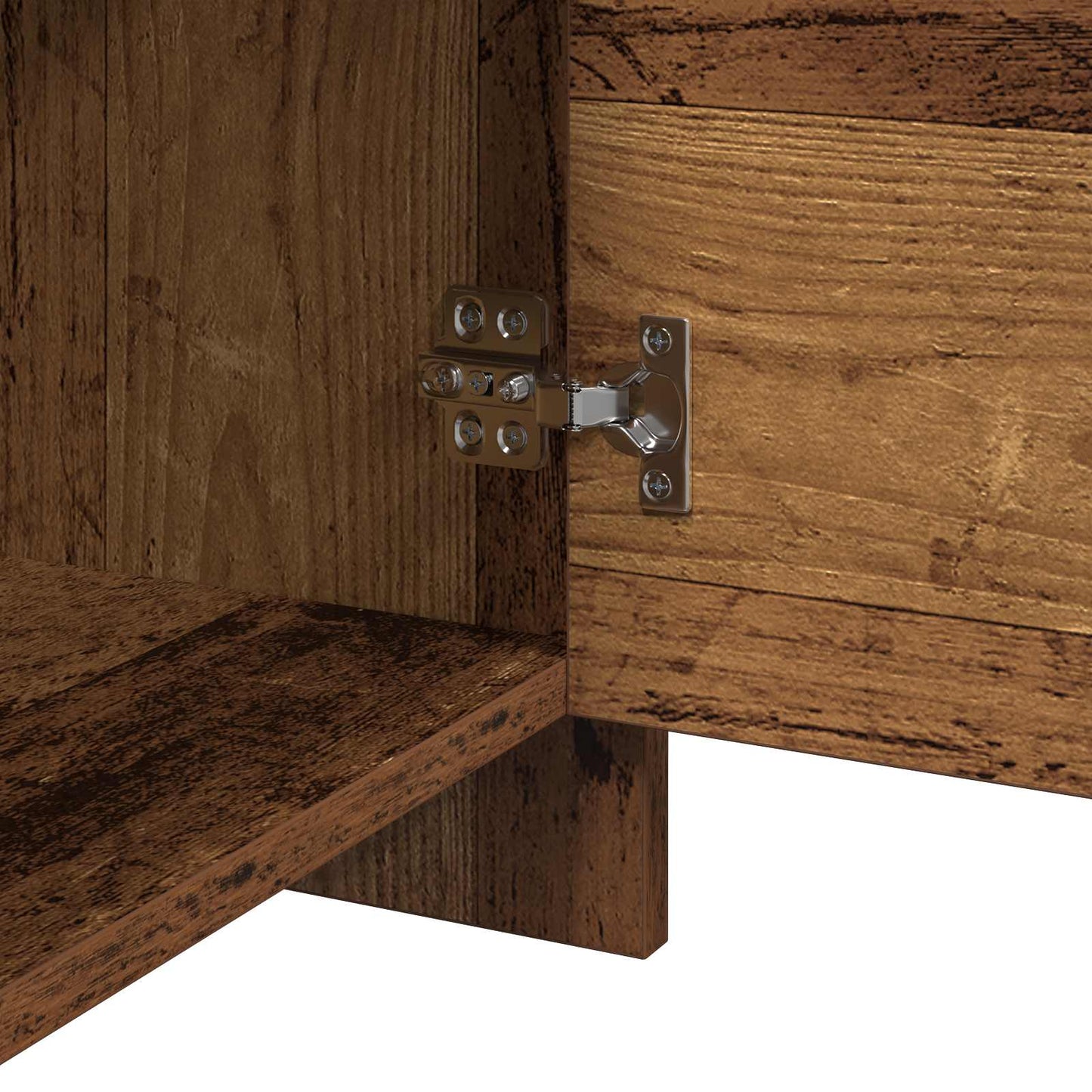 vidaXL Nachttisch Altholz 45 x 34 x 44,5 cm Holzwerkstoff